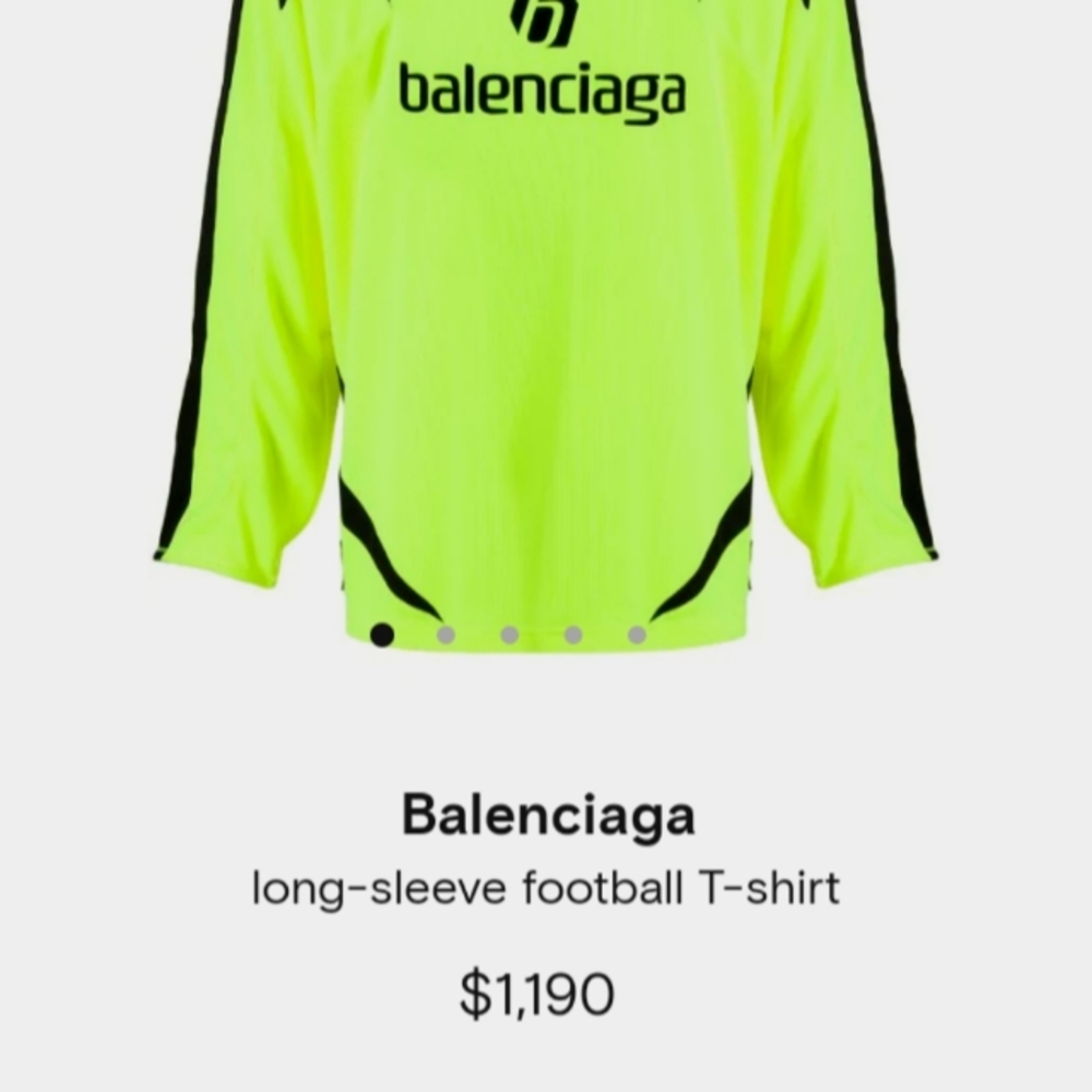 Balenciaga men's long sleeve